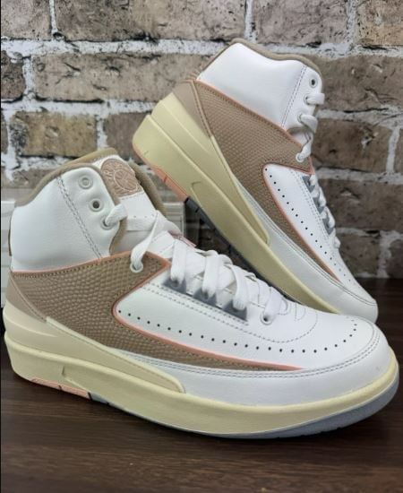 Nike Air Jordan 2 Retro Sneakers Shoes DX4400-118 Women's Size 9.5