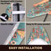 Ironing Board Cover and Pad 15x54 Red