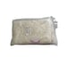 HOME WEAVERS Runner Bath Rug 21 x 54 Cotton Tufted Flat Pile Floral in Natural