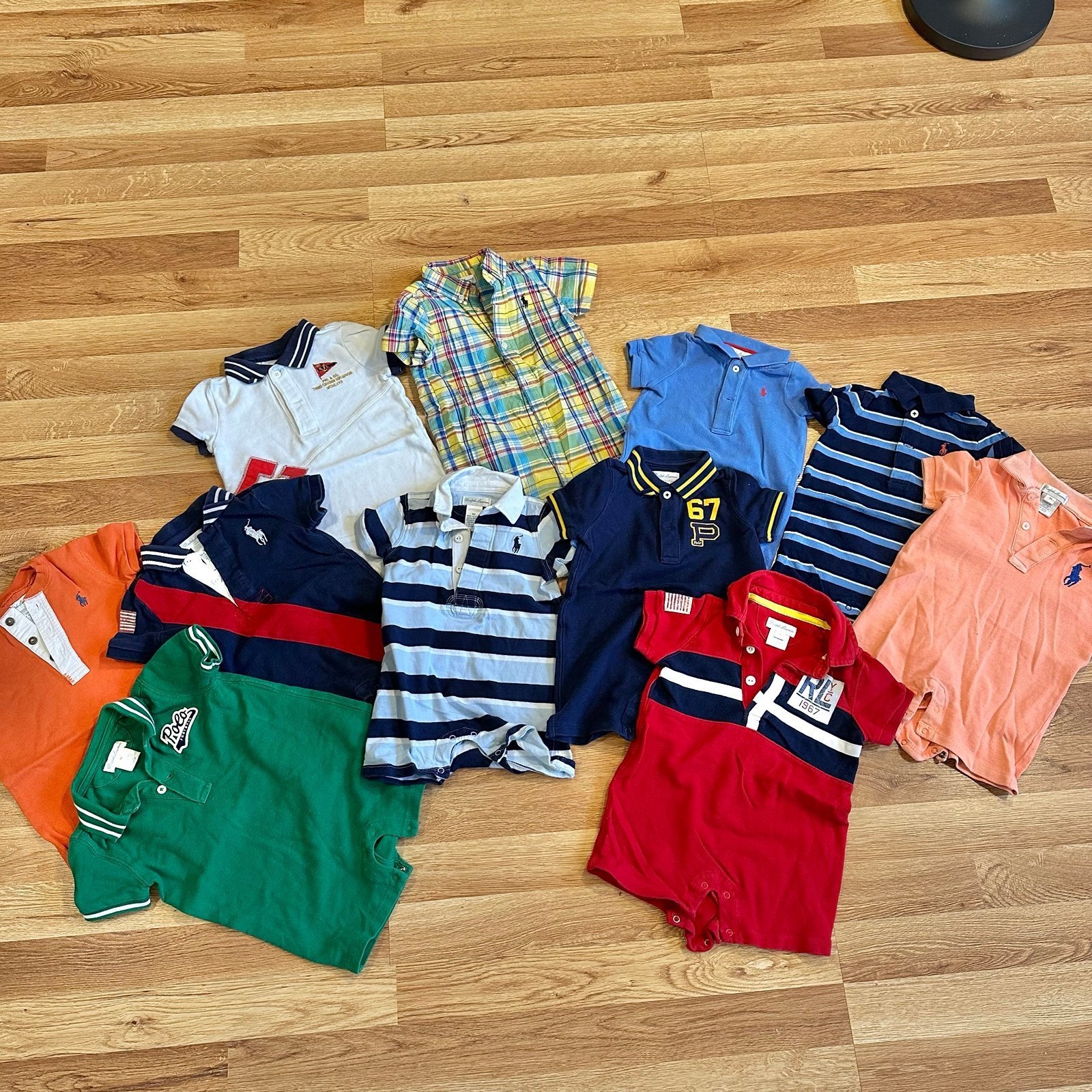 ralph lauren 9mo classic polo rompers