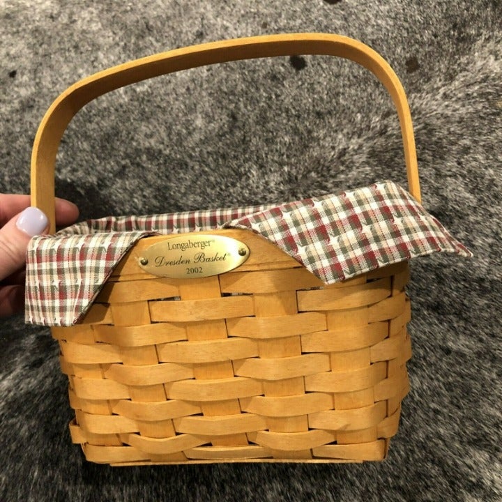 NEW Longaberger basket fabric liner TEA #2700627 PAPRIKA #6-TT NEW Longaberger basket fabric liner TEA #2700627 PAPRIKA #6-TT