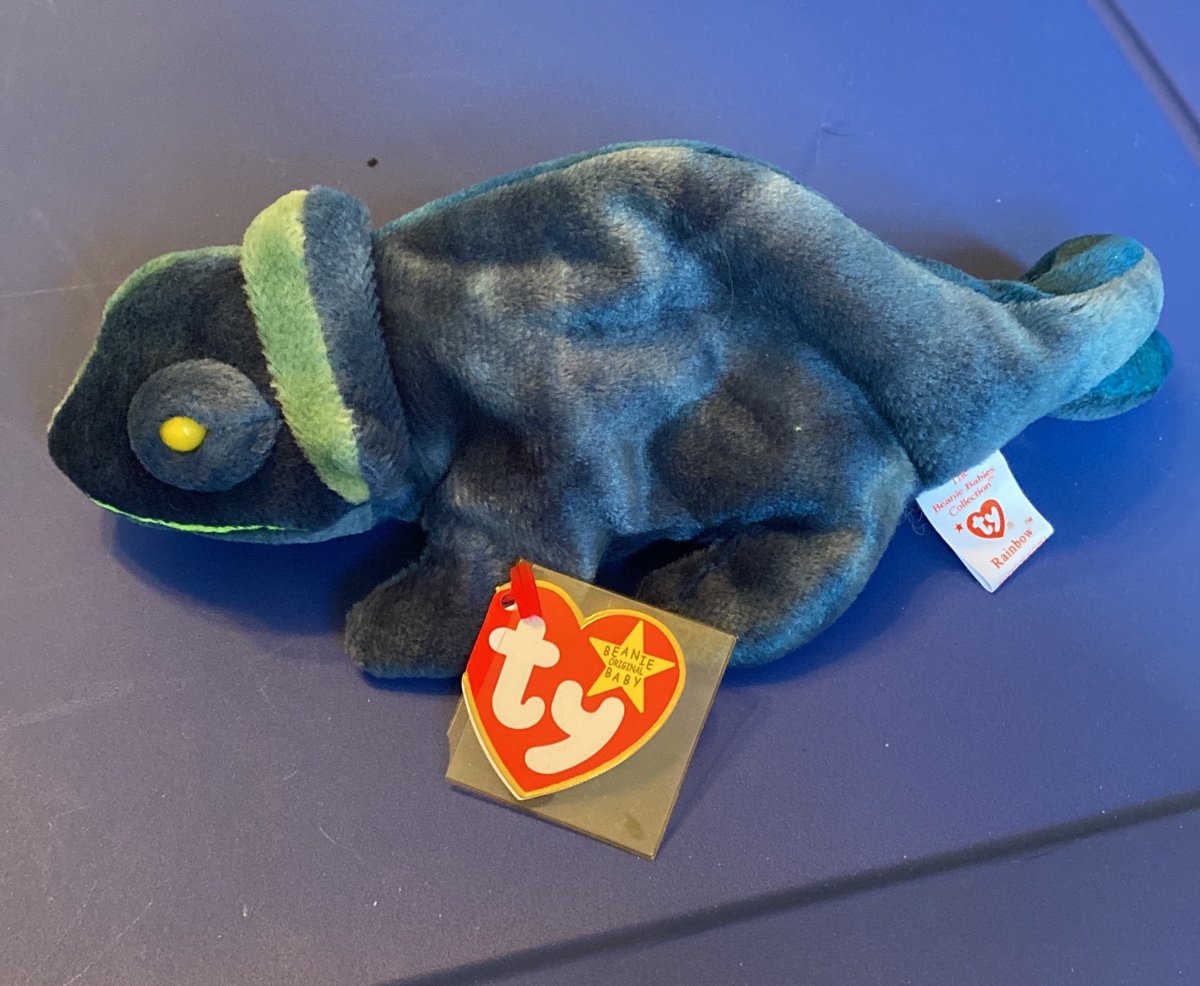 Rare Find: Ty Beanie Baby Iggy the Iguana