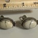 Vintage Native American style Sterling Silver white turquoise earrings