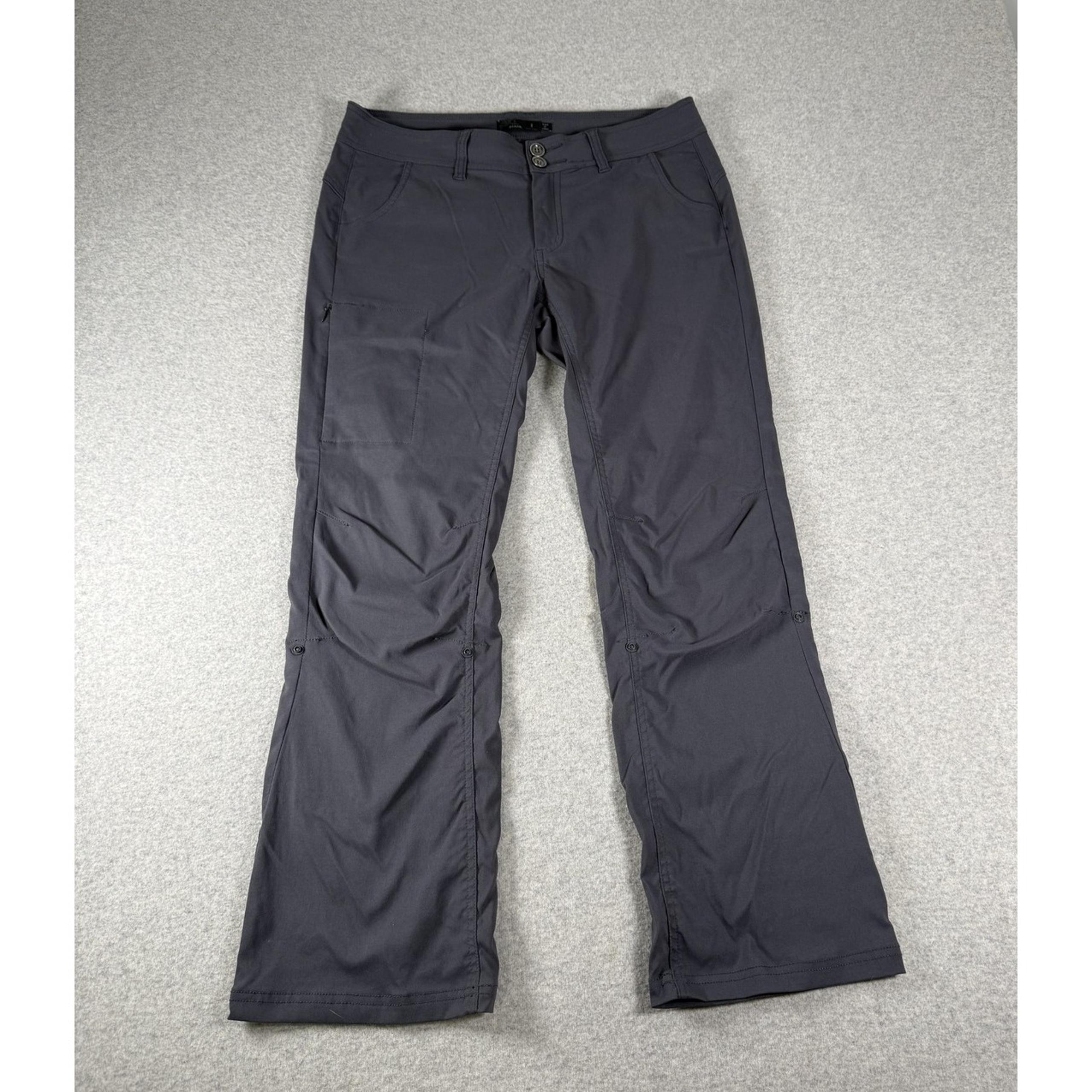 Prana Pants Womens 8 Stretch Hiking Outdoor Roll Up Convertible W4HASH113