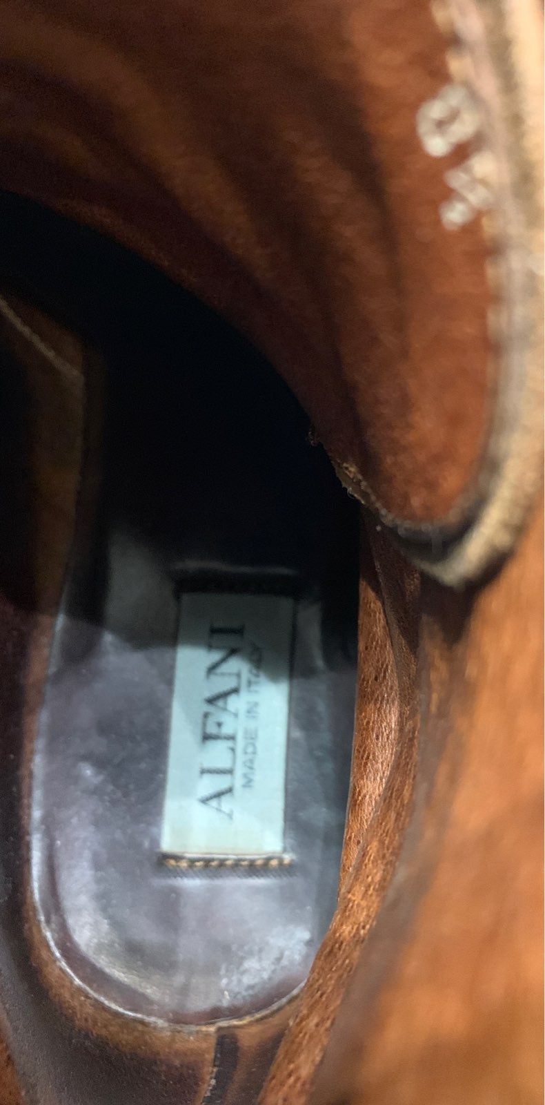 boots size 81/2 - detail