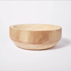 Studio McGee Paulownia Wood Bowl Classic-Threshold