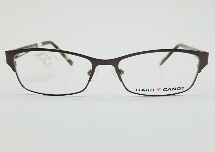 1 Unit New Hard Candy HC02 Brown Eyeglasses Frames 52-15-135 #472