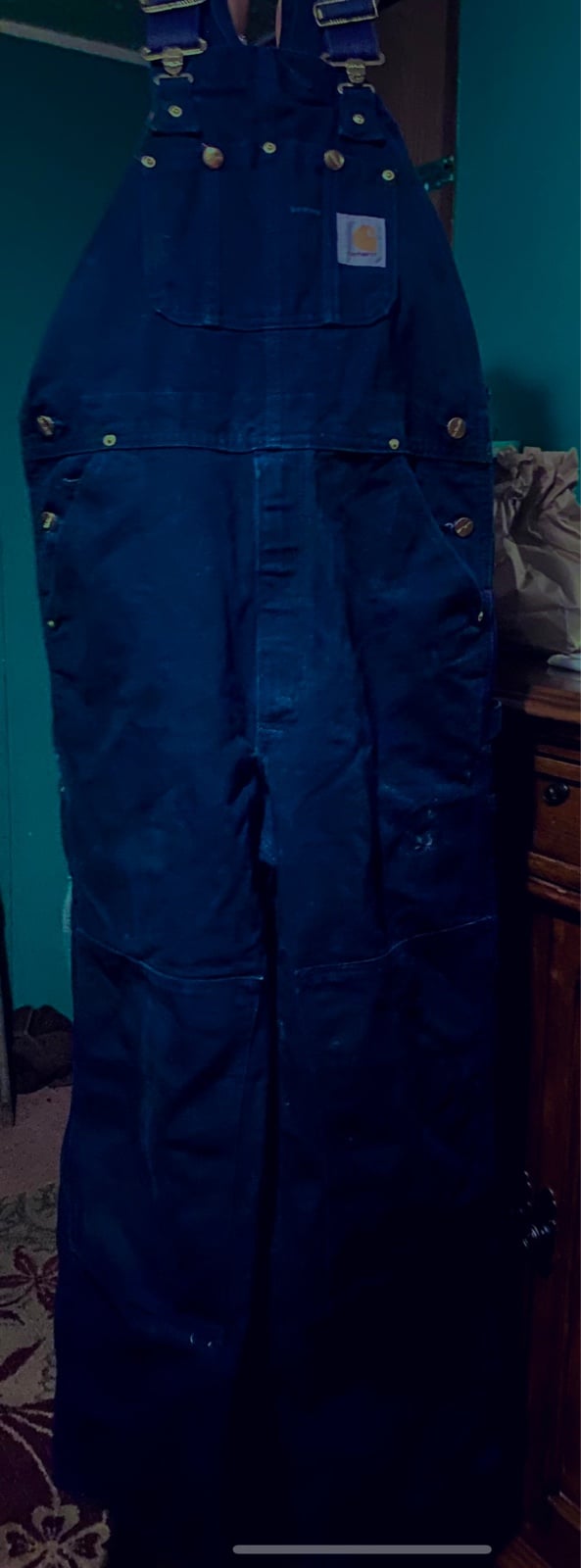 carthartt overalls size 34x30