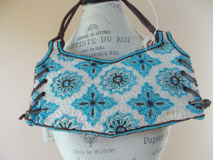 BCBGMAXAZRIA beaded handbag