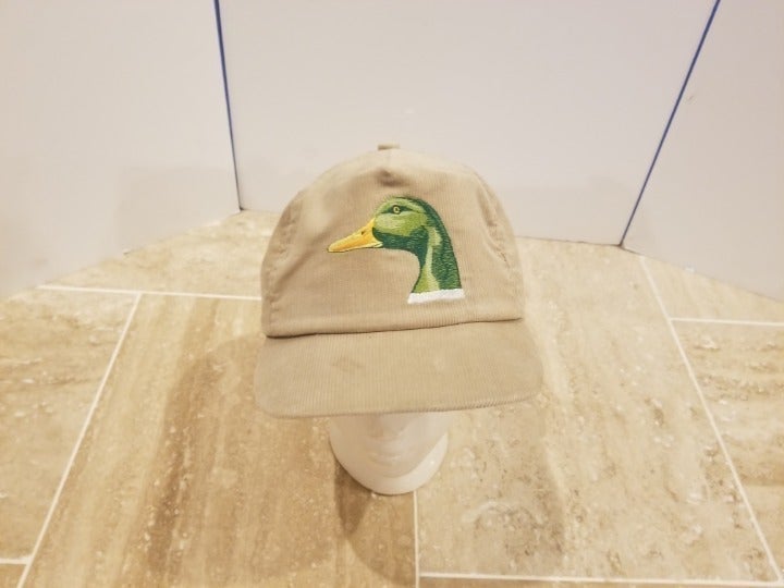 Vtg 80s Mallard Duck Trucking Corduroy