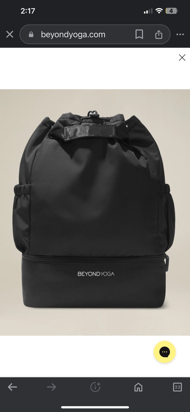 beyond yoga convertible gym bag