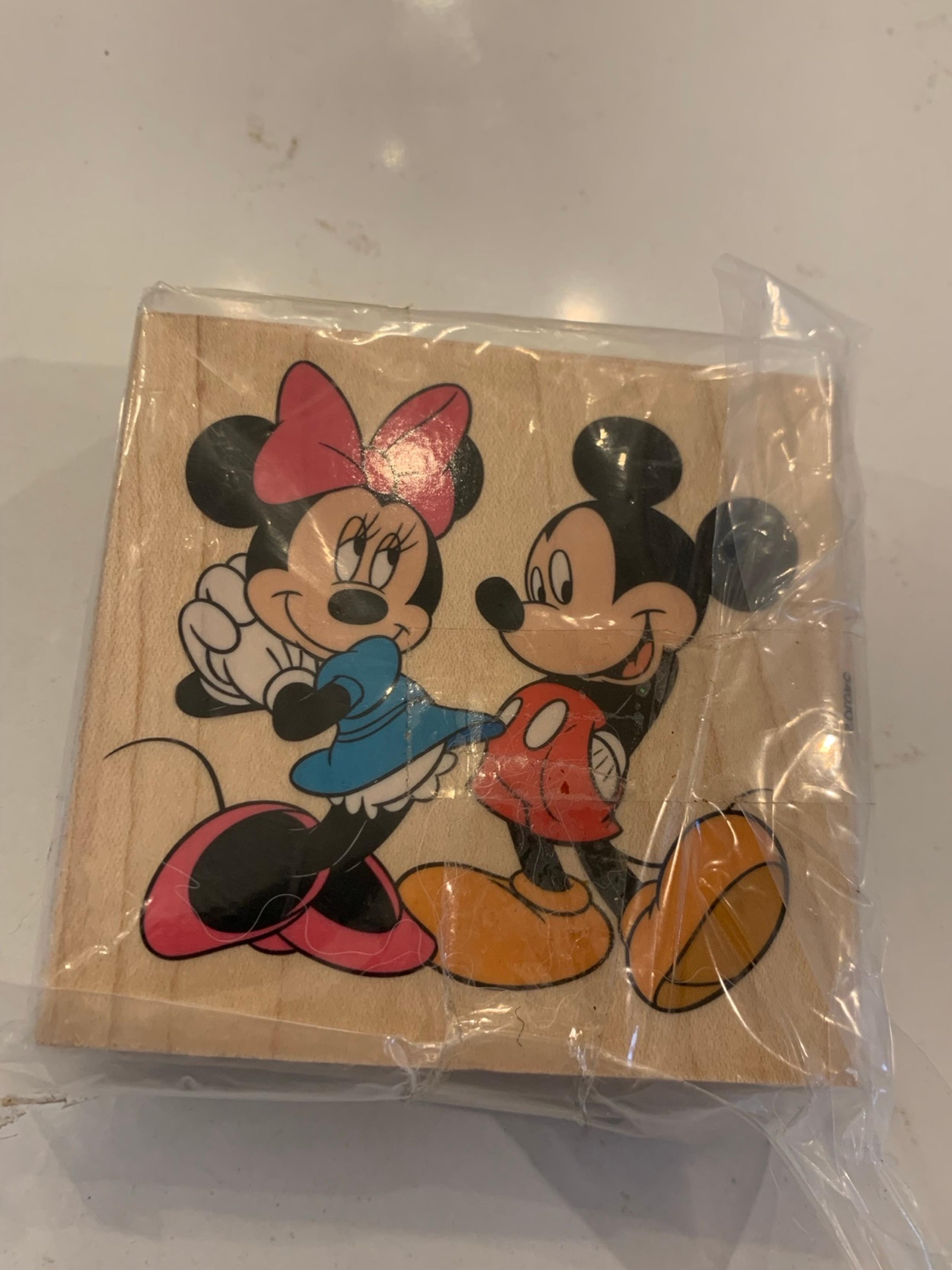 Rubber Stamp Disney Mickey & Minnie Mouse Love 540J02 By All Night Media NEW