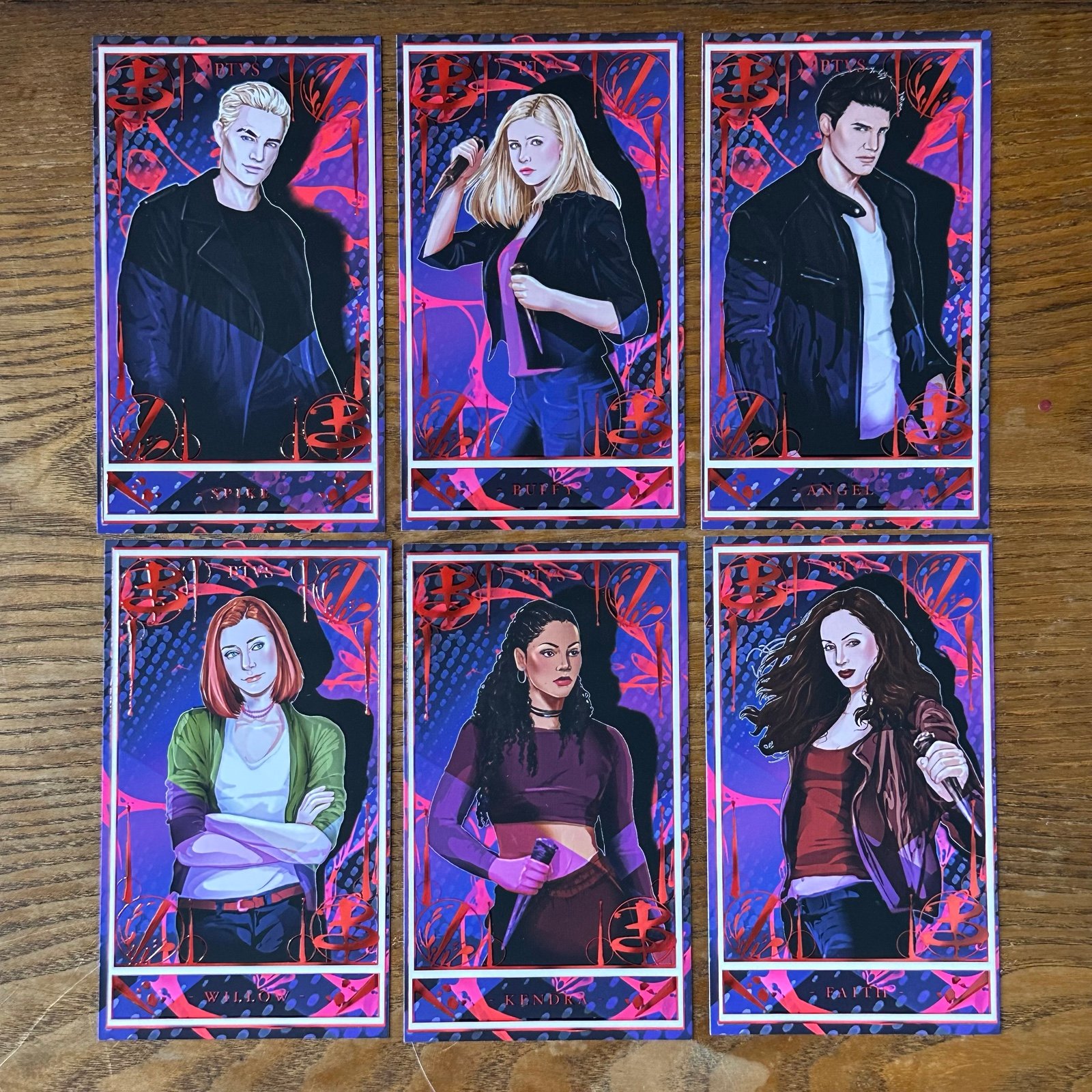 Jemlin C x PGP Buffy the Vampire Slayer Tarot Cards