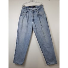 (M5) Vintage 90's Levi’s Silver Tab Mens Jeans Size 36x34 Baggy Pleated Hip Hop