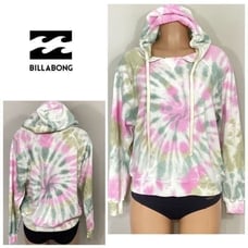 New. BILLABONG tie dye hoodie. Medium. Retails 69