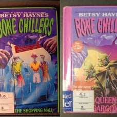 RARE BONE CHILLERS EX LIBRARY HC LOT #1 & #16 HORROR BOOKS