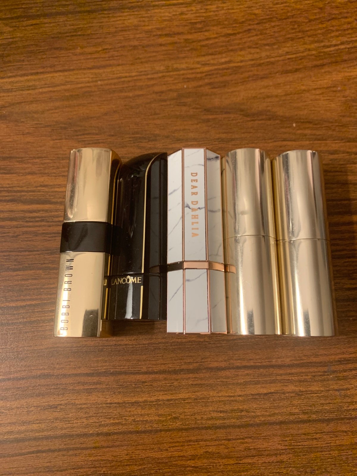Lip bundle Bobbi brown Lancôme dear dahlia Becca