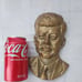 Vintage cast iron JFK Wall plaque