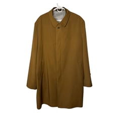 Paul Frederick trenchcoat plaid lining size XXL