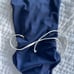 NWT Onia Margherita One-Piece Swimsuit Size Small Blue White High Neck Strappy