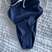 NWT Onia Margherita One-Piece Swimsuit Size Small Blue White High Neck Strappy