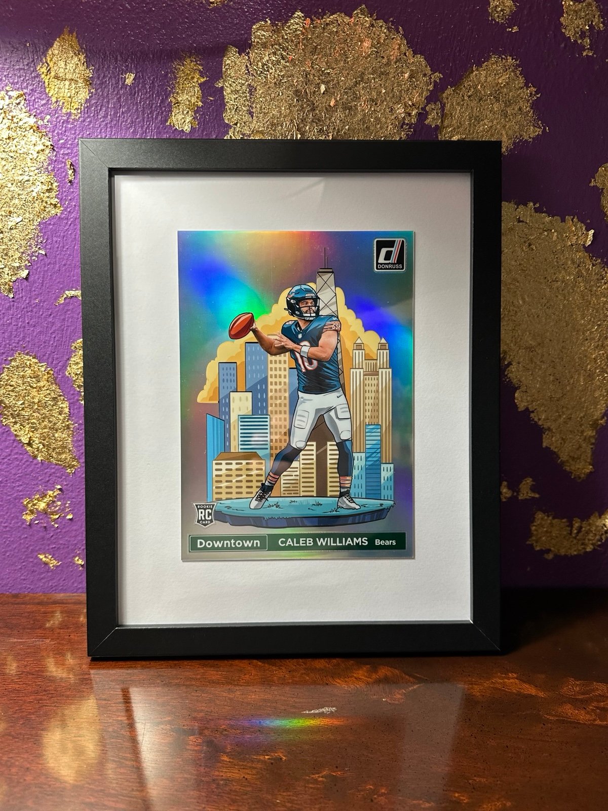 2024 Donruss Football Caleb Williams Oversized Downtown NFL Chicago Bears PSA 10