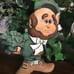 St Patrick's Day Leprechaun friends, one w/ pot of gold and four leaf clovers