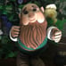 St Patrick's Day Leprechaun friends, one w/ pot of gold and four leaf clovers