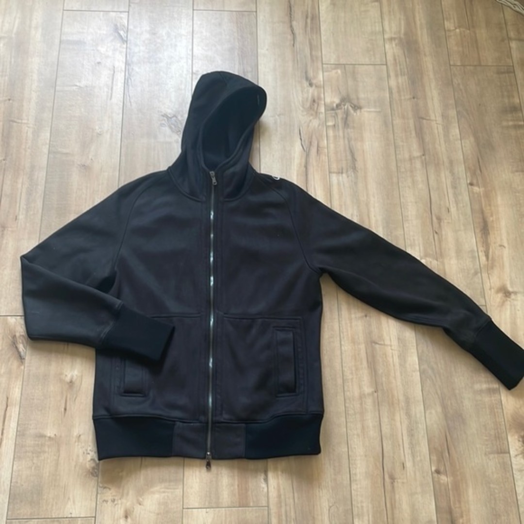 375 EFM Engineered For Motion Donrad Duncan Suede Jacket Black Sz S