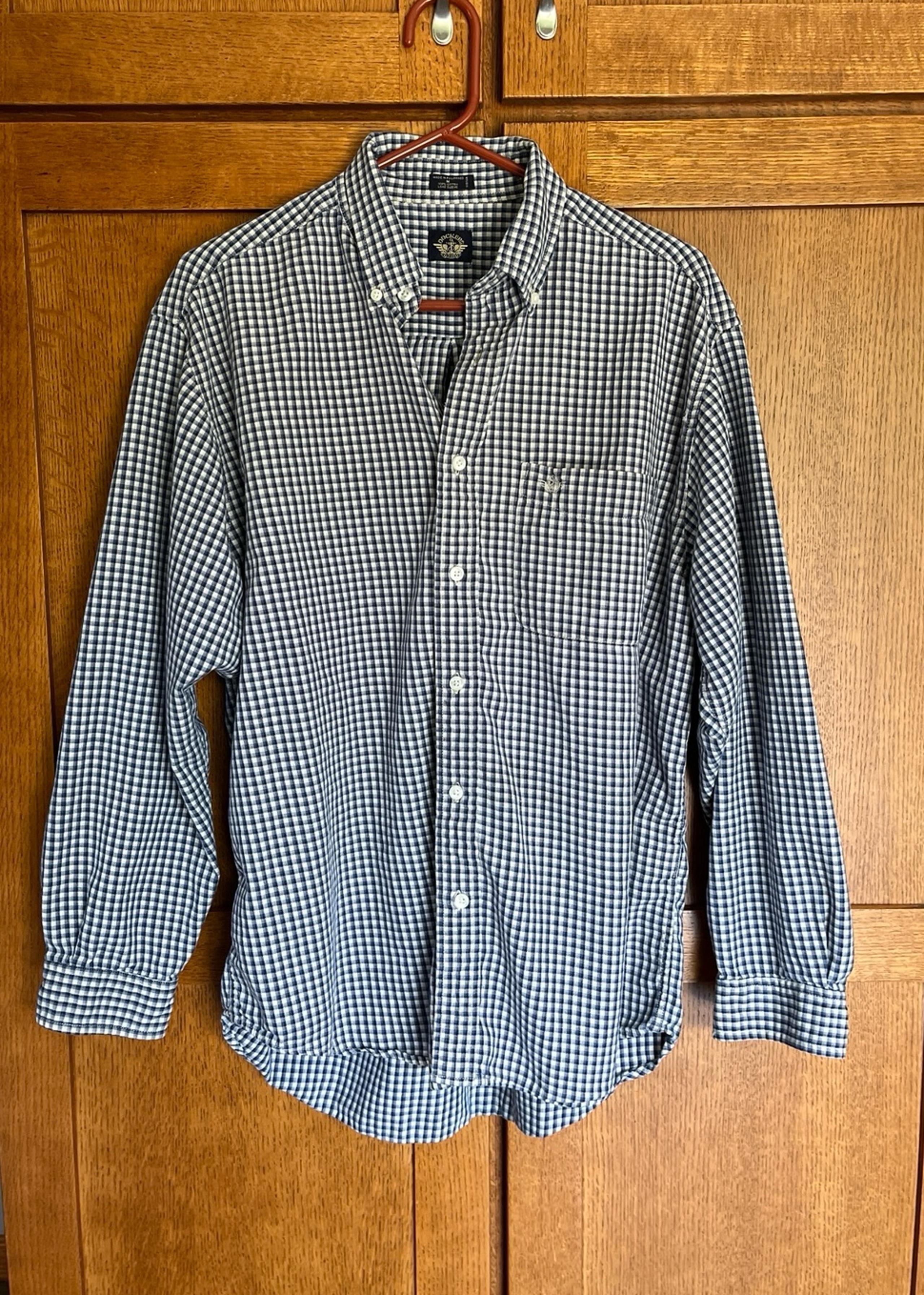 Vintage Dockers men’s Plaid long sleeve button up shirt size medium