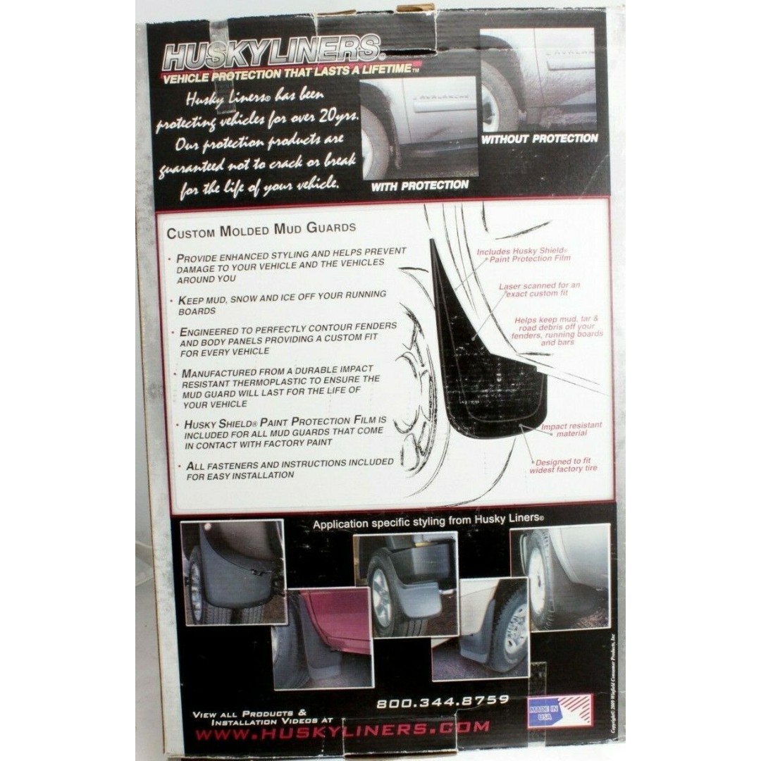 Husky Liner Rear Mud Guards 57151 2009-18 Dodge Ram 1500 & 2010-18 2500 & 3500