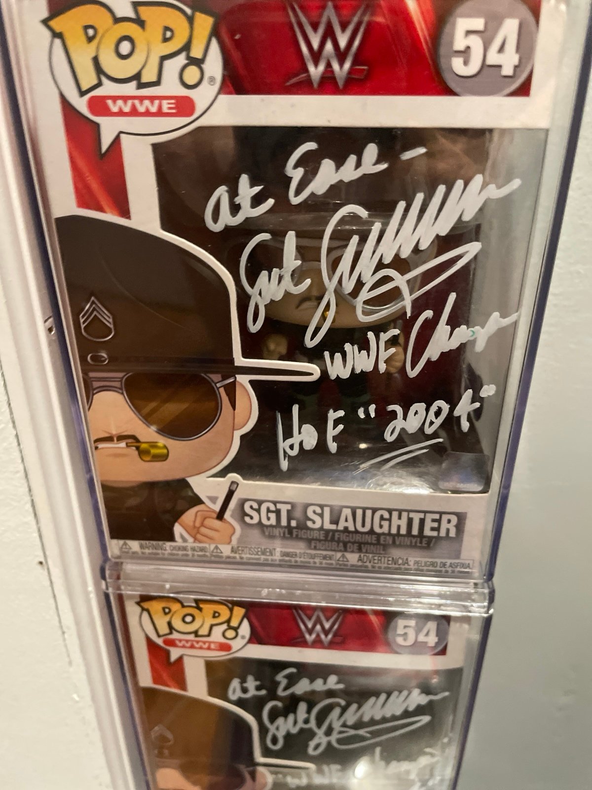 Sergeant Slater autograph Funko Pop old one