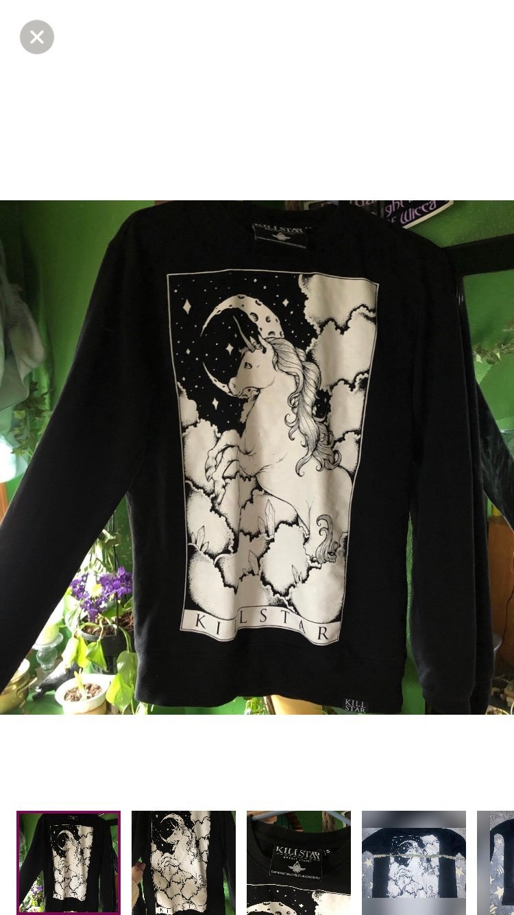 killstar unicorn sweater