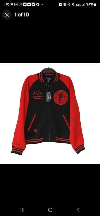 Polo tiger varsity jacket XL