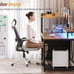 59in Computer Desk with 4 Drawers, Shelves and LED Lights (Free delivery)