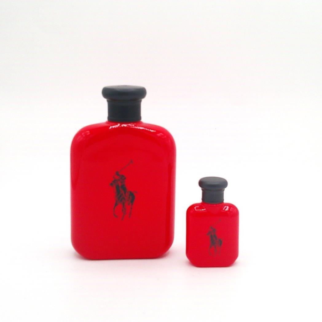 POLO RED by Ralph Lauren Set Travel EDT 4.2oz/125ml -0.5oz/15ml *NEW SEALED BOX*