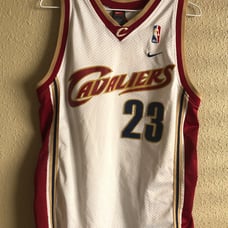 VtgNBSNikeYouthLCavaliers#23JamesSewnJer