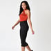 NWT UniqueVintage Velvet Rita Halter Top
