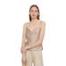 Vince Draped Camisole in Beige Small Womens Satin Silk Tank Top