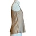 Vince Draped Camisole in Beige Small Womens Satin Silk Tank Top