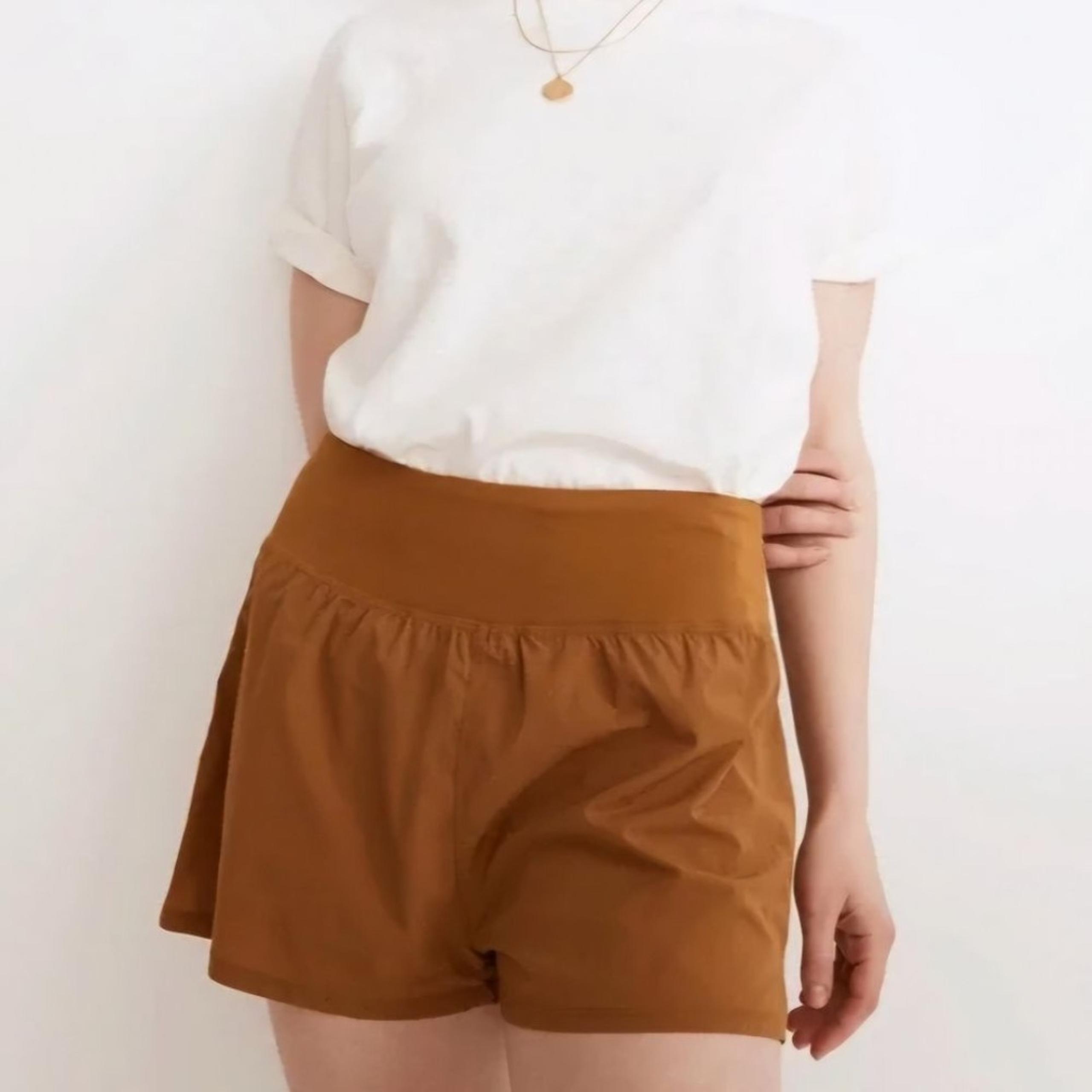 NWT MWL Madewell | Active Running Shorts Antique Gold, Women's 1X
