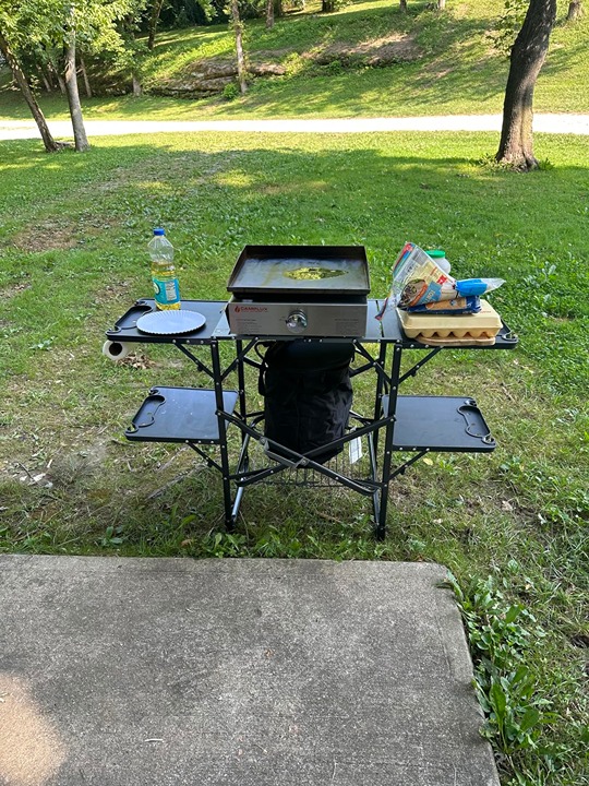 Slim-Fold Cook Station | Portable Folding Kitchen Table