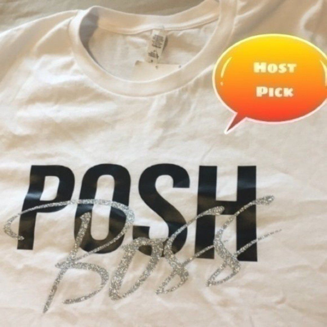 White Posh Boss women’s size XL T-shirt