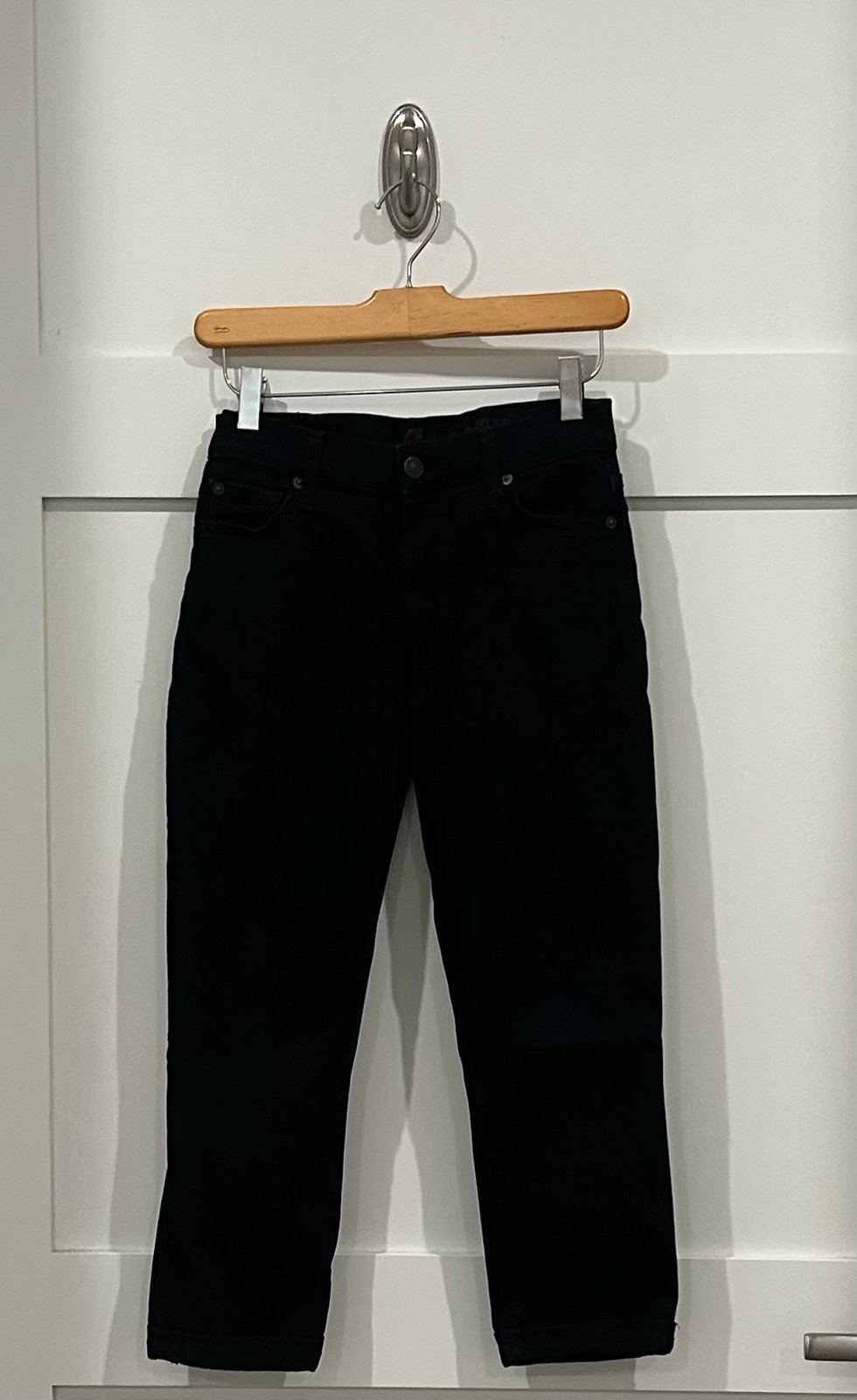 7 For All Mankind Skinny Crop & Roll Jeans