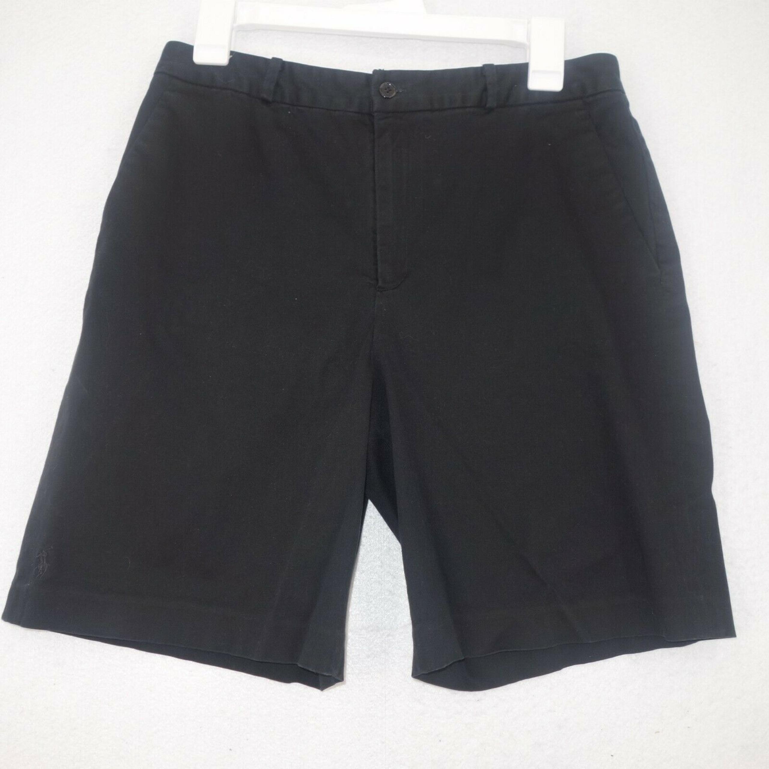 Ralph Lauren Golf Chino Shorts Black Women's Size 10 Cotton Spandex Blend
