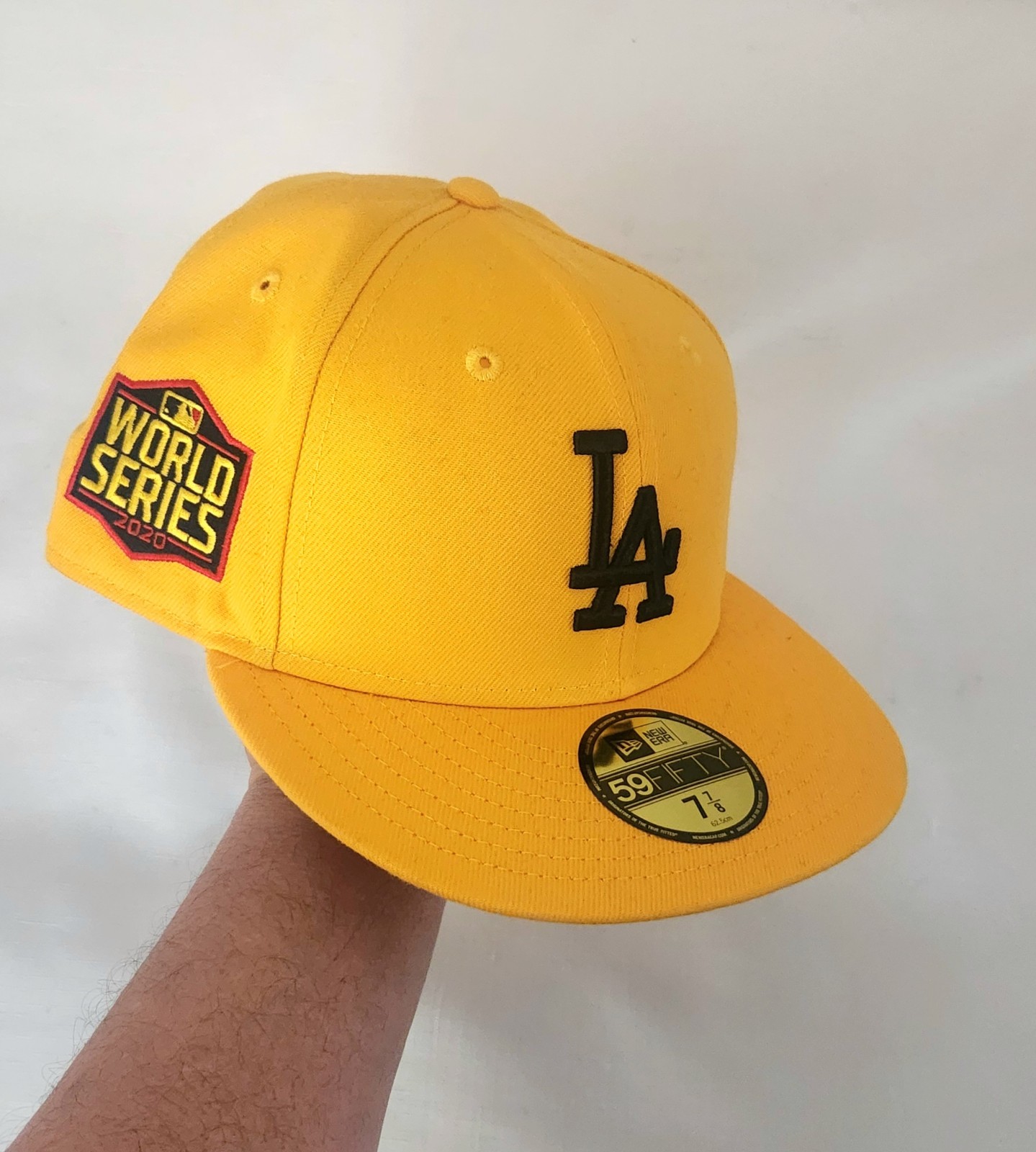 New Era 9FIFTY 950 Los Angeles Dodgers Gold Red under visor World Series 2020
