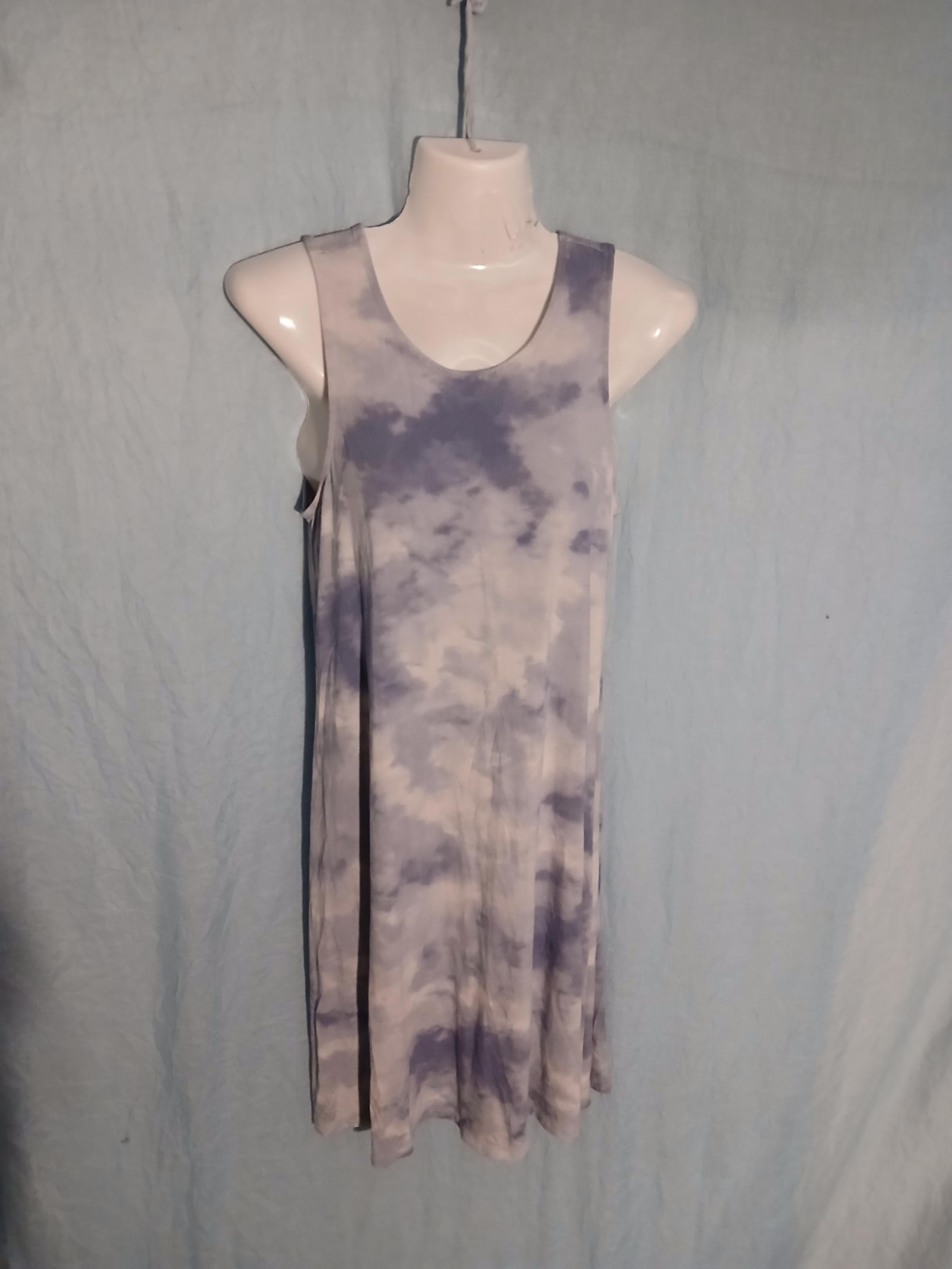 Old Navy grey tie dye knee-length dress small