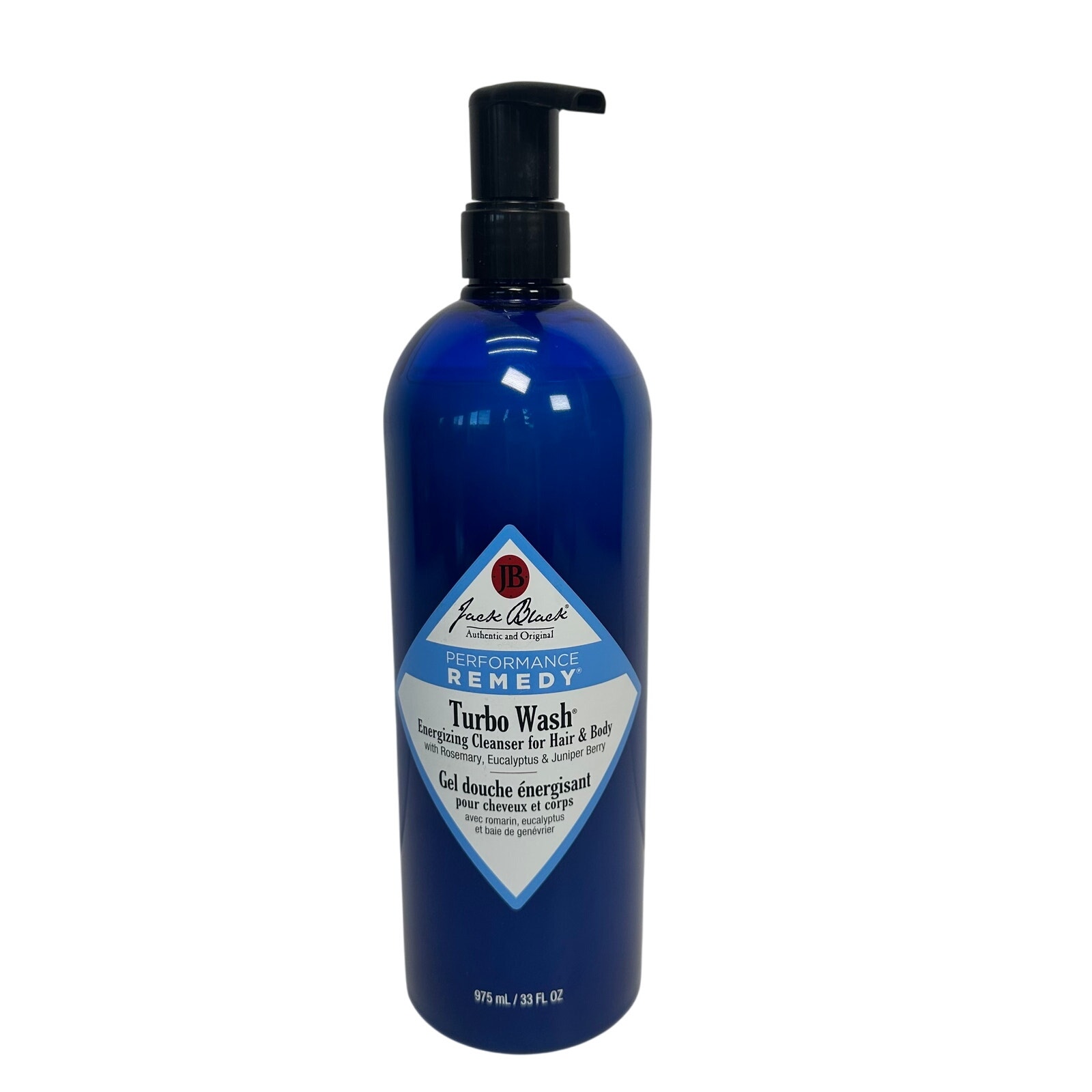 Jack Black Turbo Wash Energizing Cleanser for Hair & Body Mens Wash and Shampoo