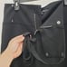 Black Halo Women's Black Wrap Around Apron Tie Waist Wide Leg Trouser USA Made 6