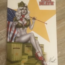 Lady Death Chaos Rules #1 Vintage Army Edition 54/200 Signed Monte Moore